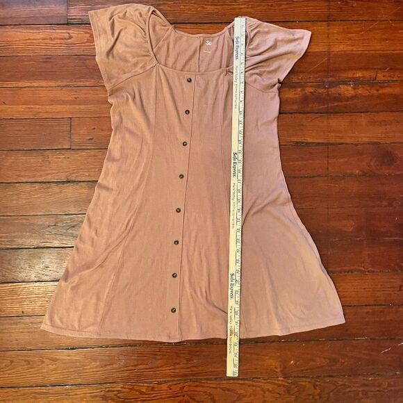 SO Large Pink Fitted Dress Mini Summer SOOO SEXY - Picture 8 of 16